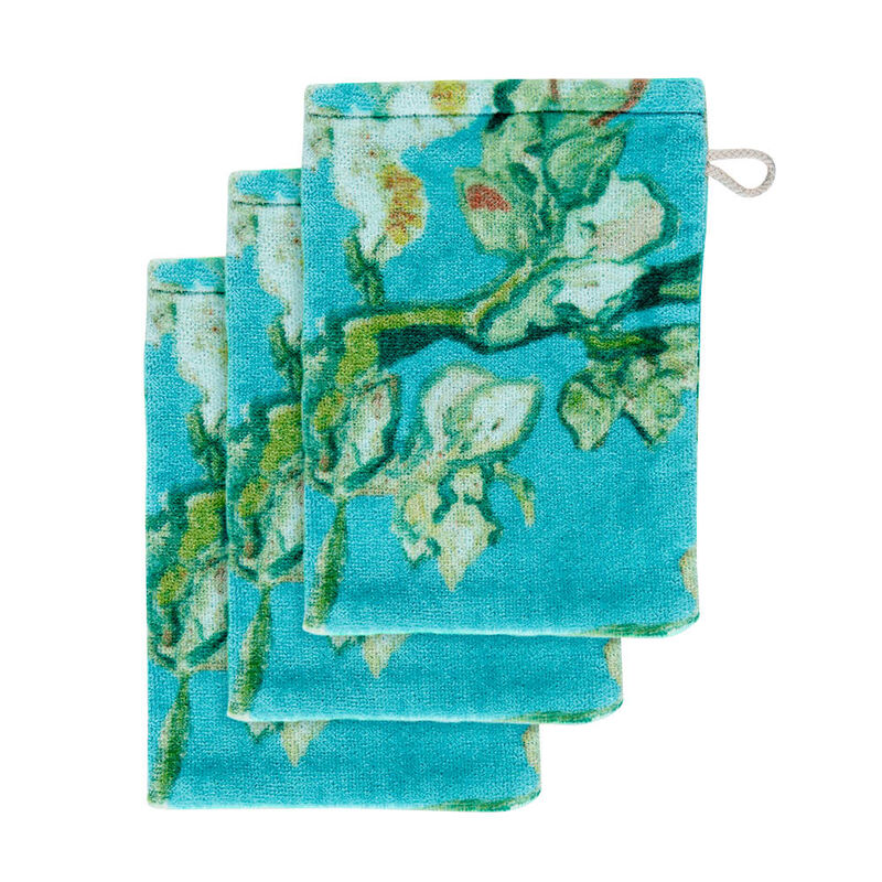 Handtuch-Serie mit van Goghs Mandelblte im frischen Trkis Bild 2