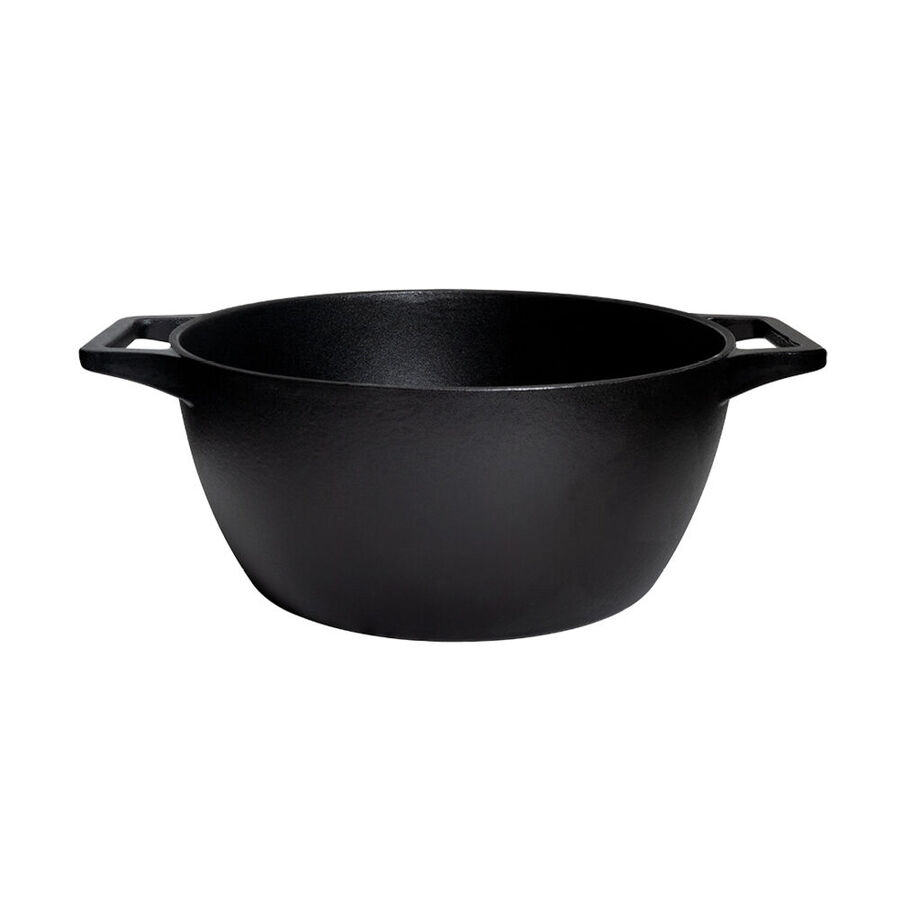 4-in-1 Multifunktionaler Gusstopf:  Kochen, braten, grillen, backen Bild 5