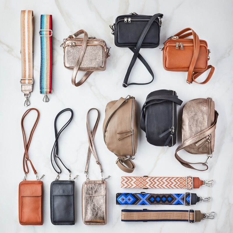Schicke Handytasche mit Geldbrse aus weichem Leder, Hfttasche, Handtasche, Tasche, Bauchtasche Bild 4