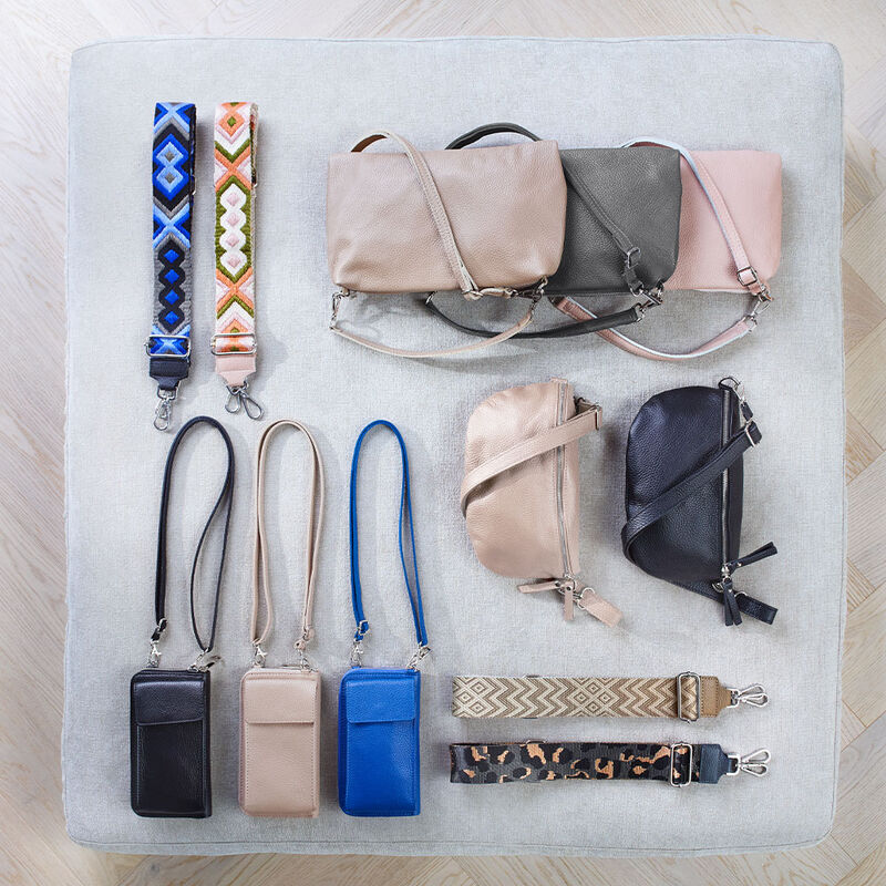 Schicke Hfttasche aus weichem Leder, Handtasche, Geldbrse, Handytasche, Tasche, Bauchtasche Bild 3