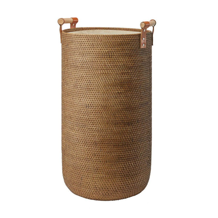 DesignWäschesammler aus Rattan handgefertigt Julia Grote Shop