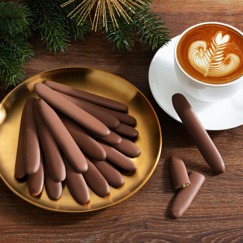 Bonette: Zartschmelzende Schokolade umhüllt feinste Pistaziencreme, Milchschokolade, Pistazie, Schokolade Bild 2