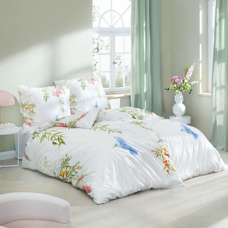 Sommerlich leichte Baumwoll-Bettwsche fr bestes Schlafklima, Bettbezug, Kissenbezug, Satin-Bettwsche Bild 3