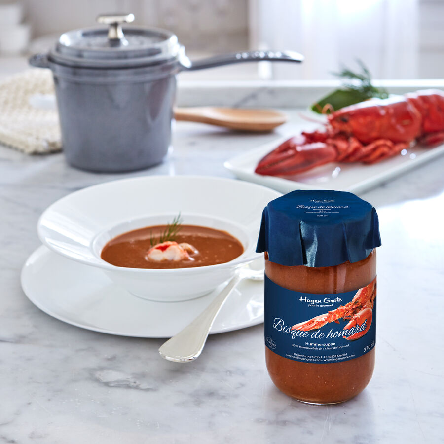 Bisque de Homard: Feinste Hummersuppe mit 30 % priertem Hummerfleisch Bild 2