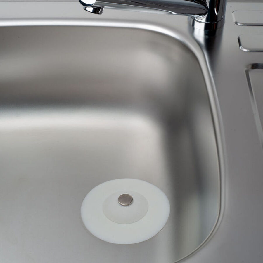 Dicht schlieender Silikon Splbecken-Verschluss hlt den Abfluss sauber Bild 2