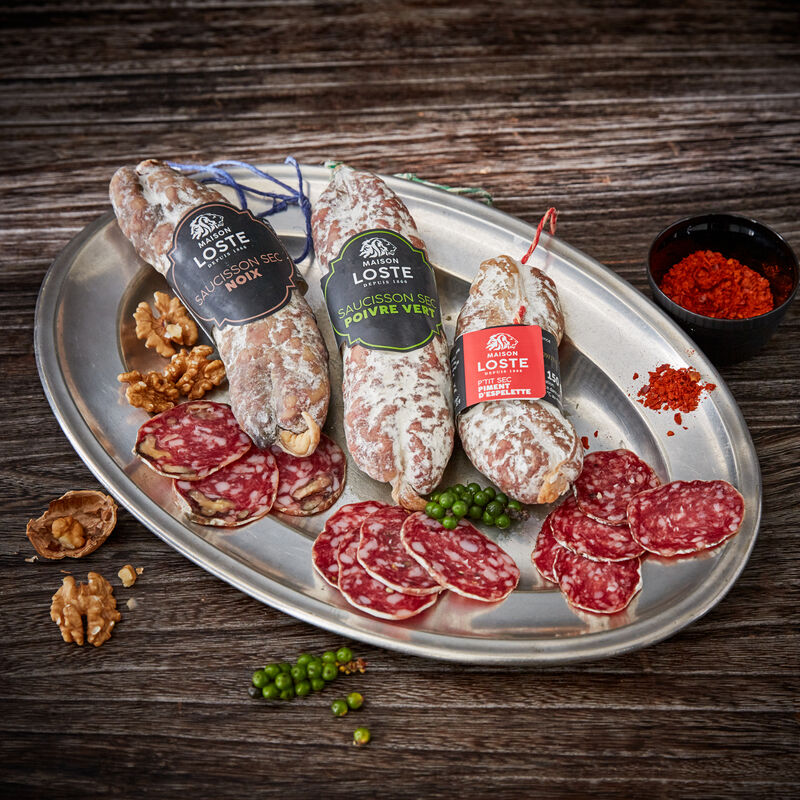 Franzsische Pfeffer-Salami aus der Auvergne Bild 2