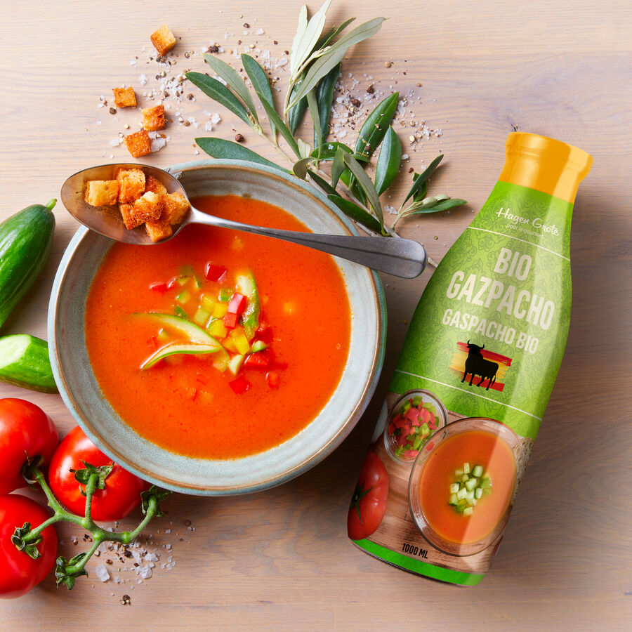 Delikate, kalte BIO-Gazpacho ist ein erlesener, sommerlicher Genuss Bild 2