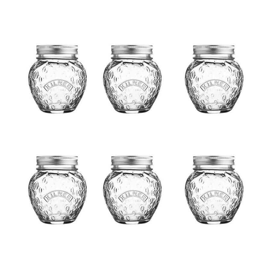 6er-Set: Kilner Marmeladen-Einmachglas