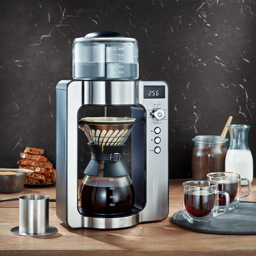 Kaffeemaschine mit drehendem Brhkopf - Kaffeearomen wie von Hand gebrht Bild 5