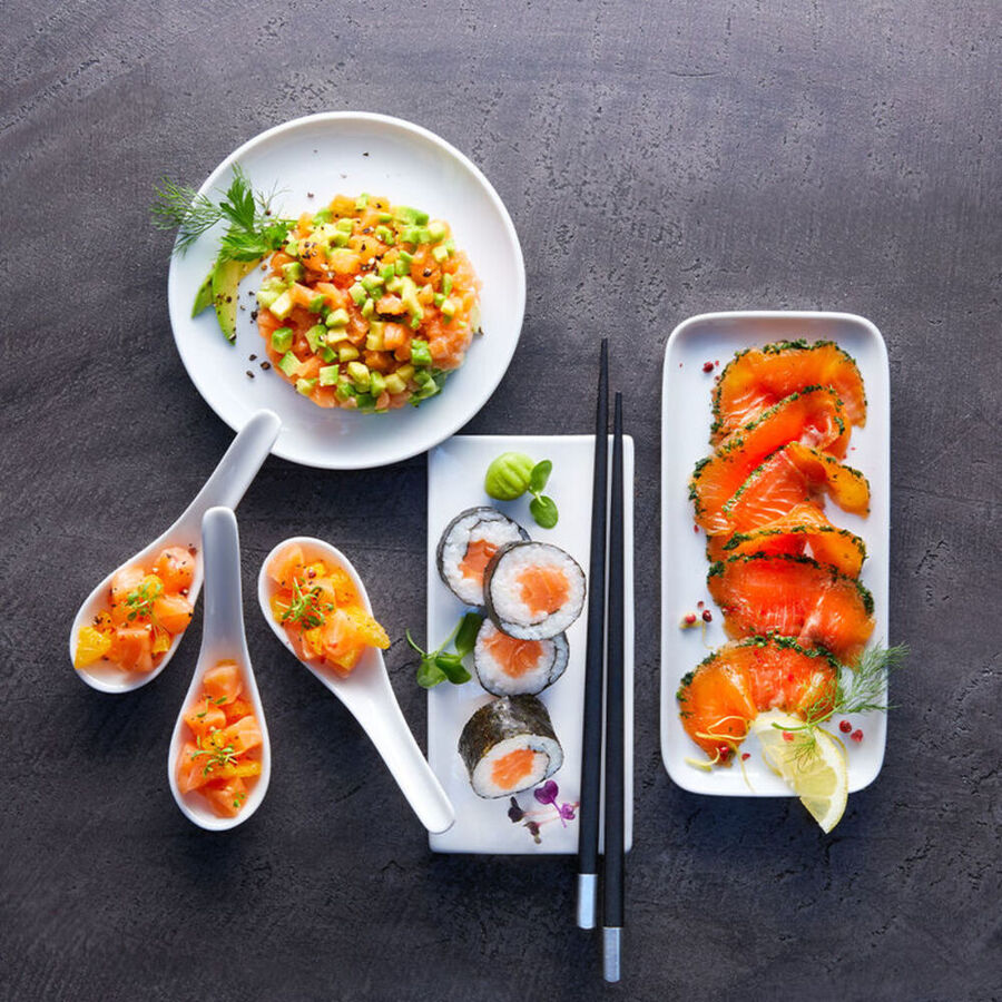 Kulinarisch überzeugend Frischer Pre Rigor Lachs in Sushi Qualität Hagen Grote Shop