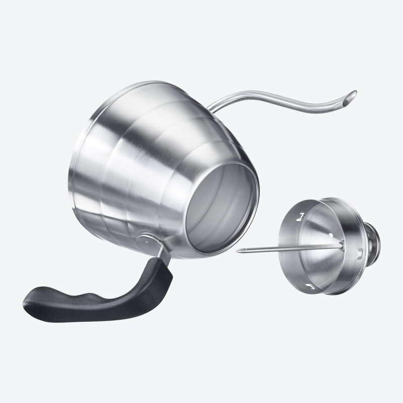 Schwanenhals-Wasserkocher mit Temperaturanzeige zur professionellen Kaffeezubereitung von Hand Bild 3