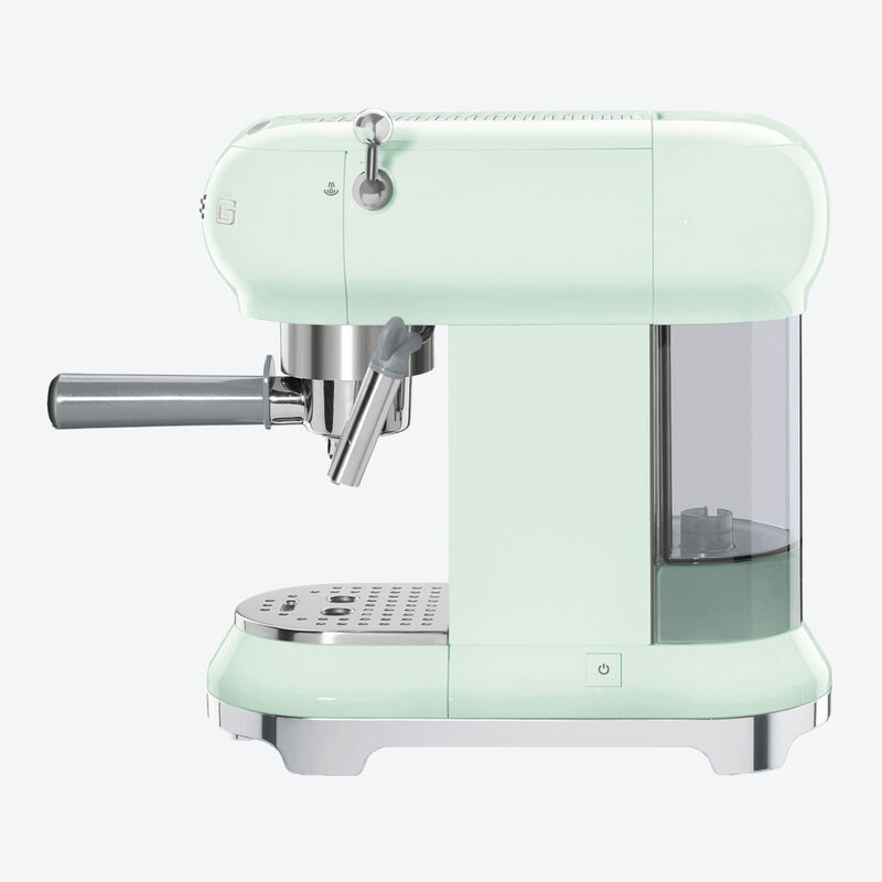 SMEG Siebtrgermaschine: Italienischer Kaffeegenuss aus gemahlenem Kaffee und Pads Bild 3