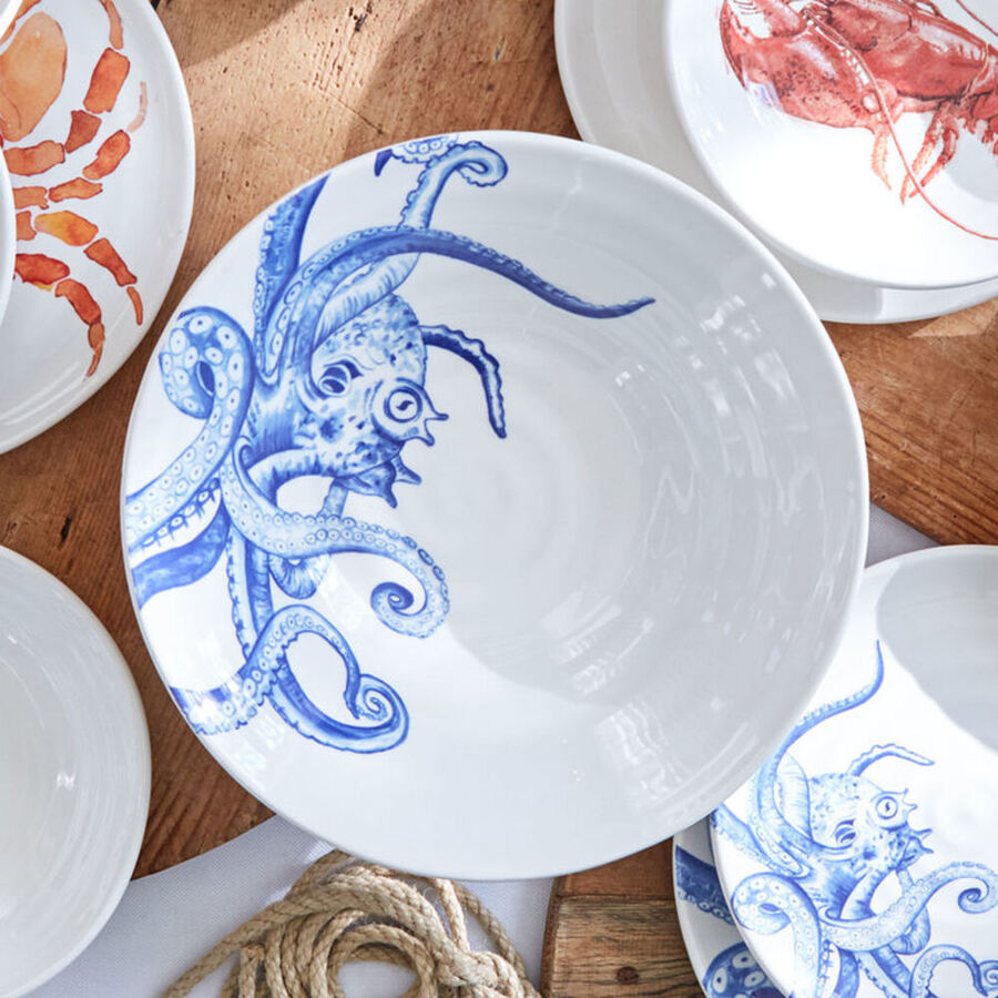 Salatschale Oktopus Maritimes Geschirr aus Keramik Hagen Grote Shop