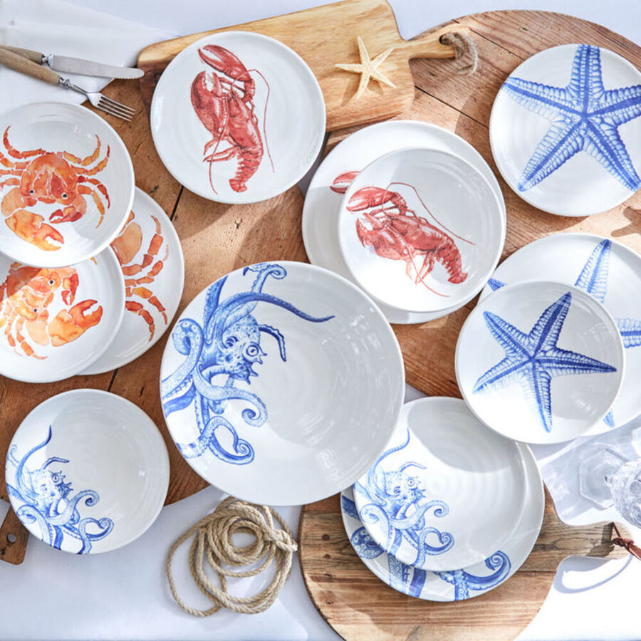 Salatschale Oktopus Maritimes Geschirr aus Keramik Hagen Grote Shop