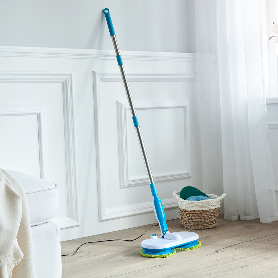 Spin Mop: 100 Rotationen pro Minute reinigen, schrubben, polieren Bild 2