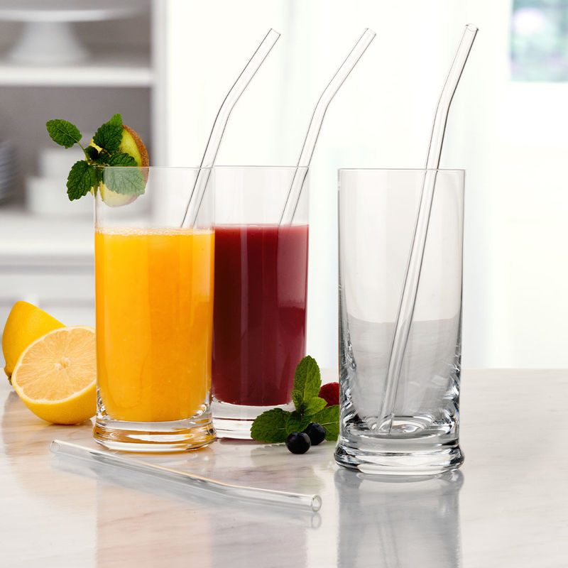 8 stilvolle Glas-Trinkhalme: Umweltschonend, wiederverwendbar und dauerhaft