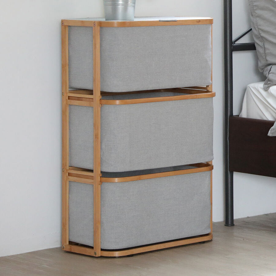 Smartes Designer-Regal mit Körben schafft nachhaltig Ordnung - Julia