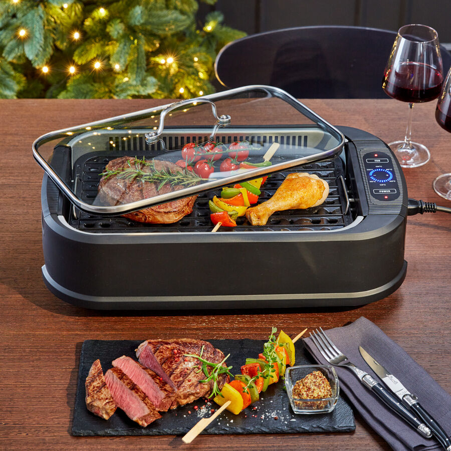 Tischgrill mit Rauchabzug fr Indoor-Grillvergngen, Elektrogrill, Indoor-Grill Bild 2