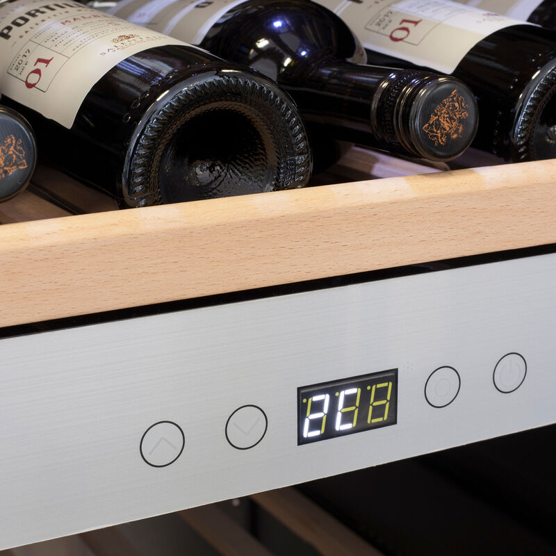 Professioneller Weinklimaschrank mit Weiß- und Rotwein Temperaturzonen Bild 4