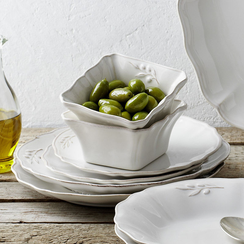 Dessertteller: Bildschönes mediterranes Olivengeschirr Bild 2