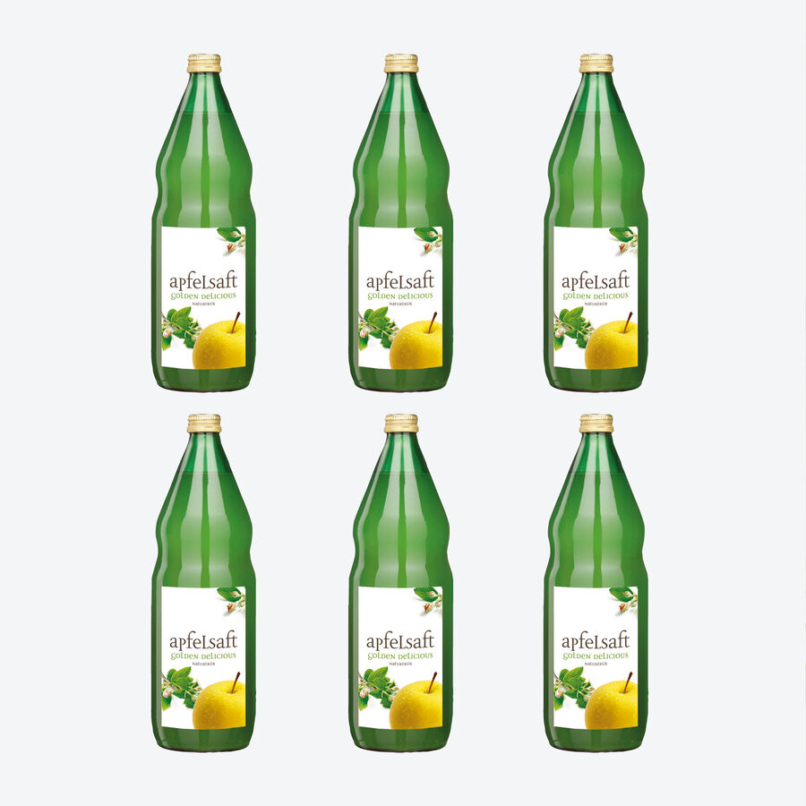 Aus dem Kloster: Golden Delicious Apfelsaft, sortenrein, naturtrb, ungefiltert