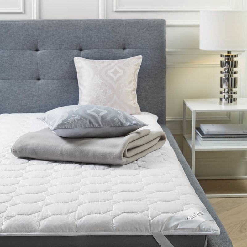 Baumwoll-Matratzenunterbett fr optimale Schlafhygiene