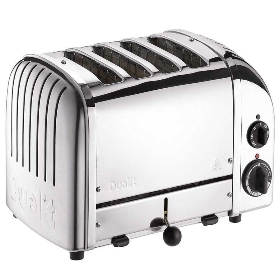 Bewhrte Spitzenqualitt: Dualit 4-Schlitz-Toaster Chrom