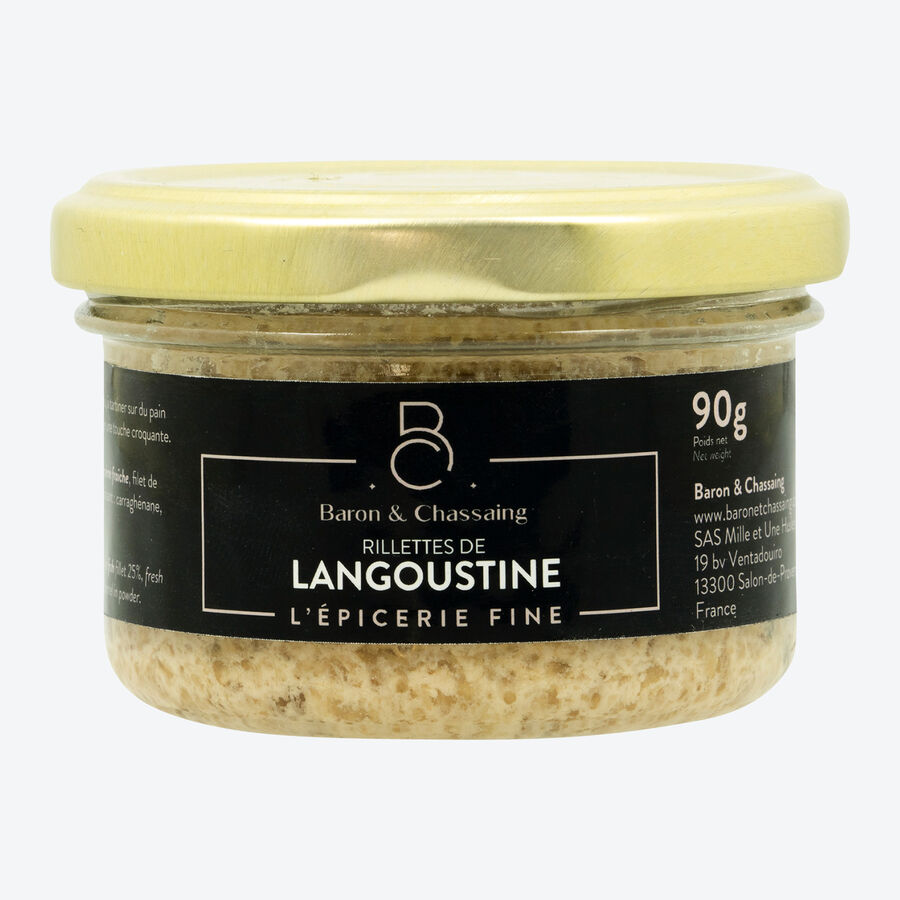 Bretonische Spezialitt: Langusten-Rillette, Franzsische Feinkost, Bretonische Art
