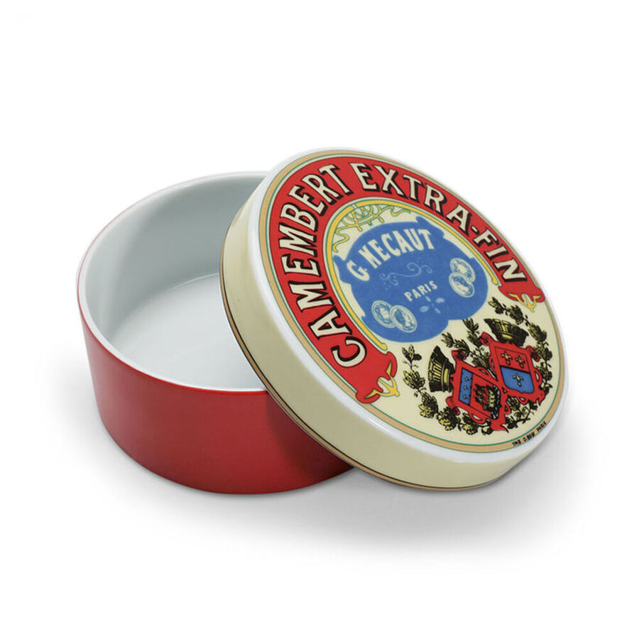 Camembert-Dose mit franzsischen Originalmotiven