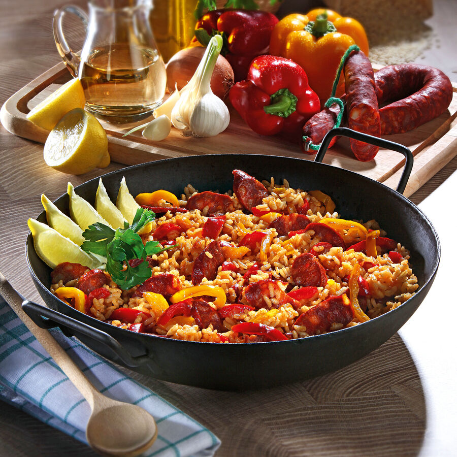 Chorizo-Paella (Arroz con chorizo)