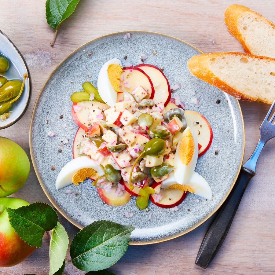 Dudis islndischer Apfel-Kapernfrchte-Salat