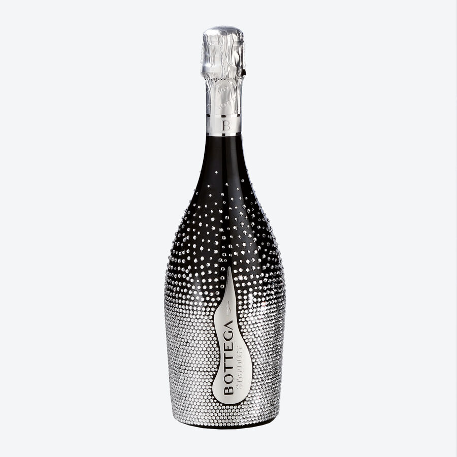 Echte Swarovski Kristalle schmcken diesen hocheleganten Prosecco Spumante