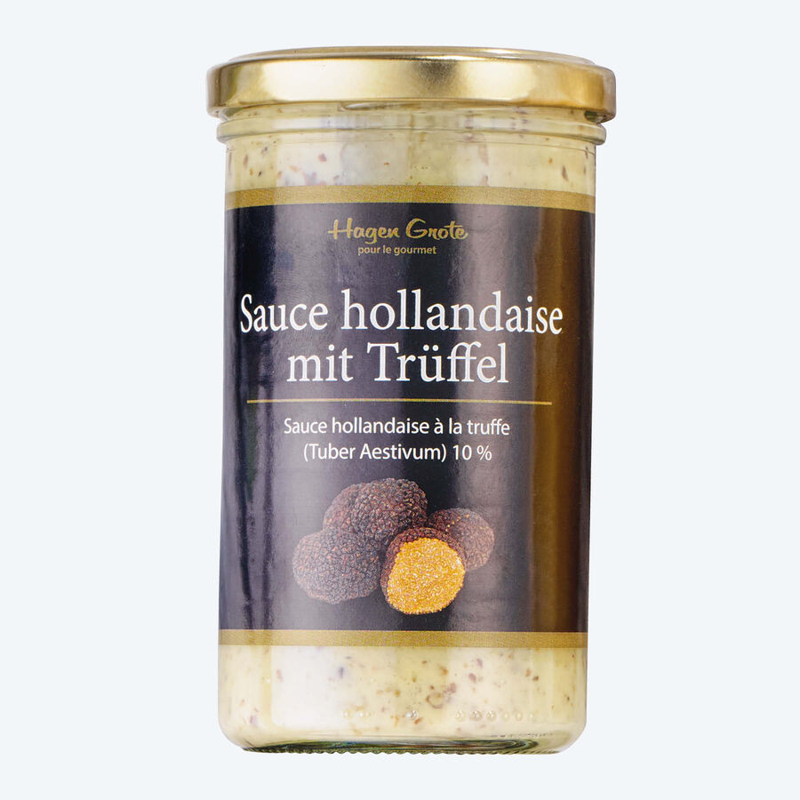 Edle Trffel-Hollandaise mit 10 % feinem schwarzem Trffel