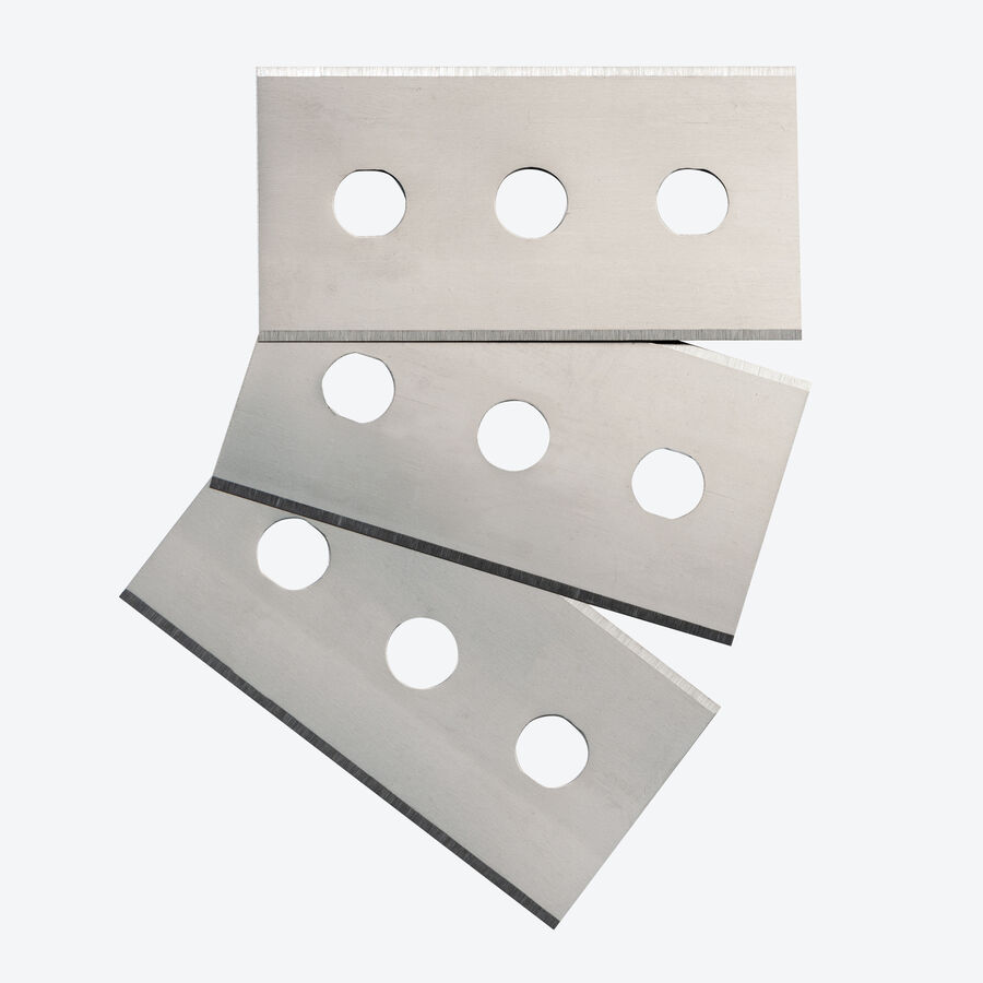Ersatzklingen 3 Stck zu 622Z01 Edelstahl-Kochfeldschaber