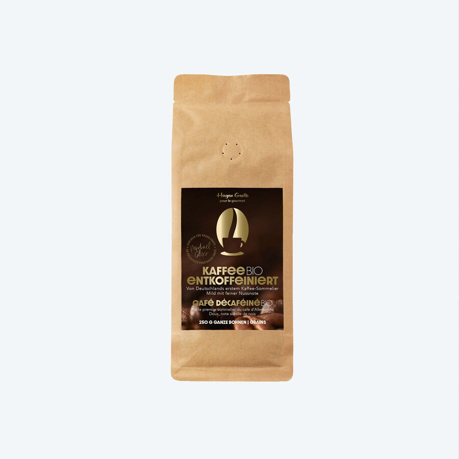 Exklusiver entkoffeinierter Bio-Kaffee vom ersten Kaffee-Sommelier Deutschlands