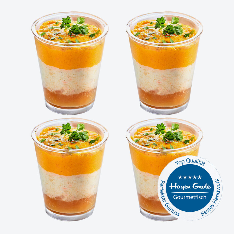 Feinste Amuse-Gueules von der Jakobsmuschel