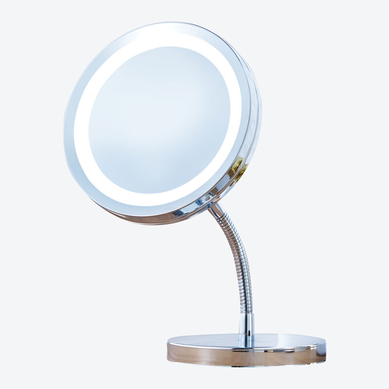 Flexibler LED-Kosmetik-Spiegel vergrert 3-fach