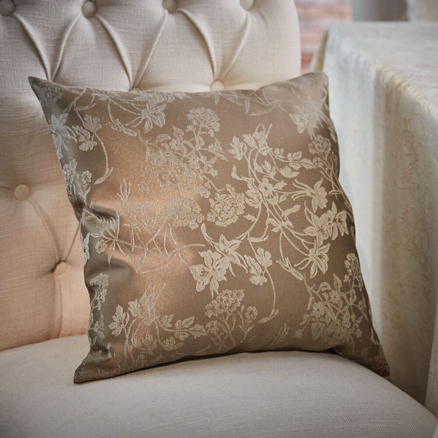 Florale Jacquard-Kissenhlle