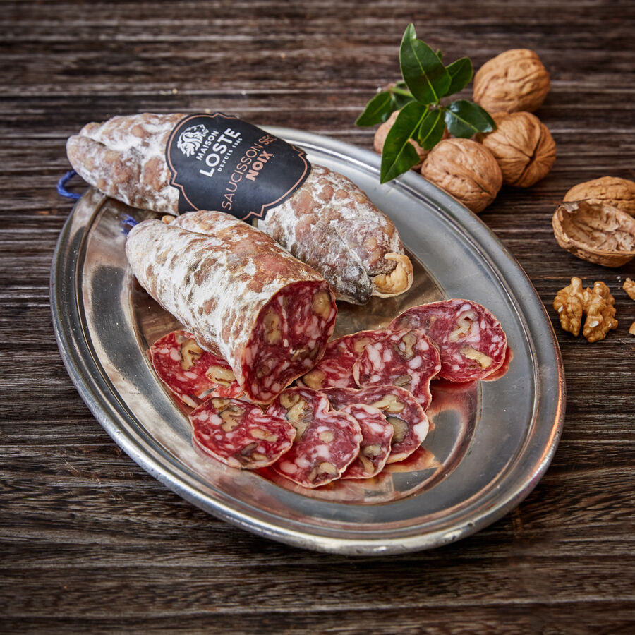 Französische Walnuss-Salami aus der Auvergne - Hagen Grote Shop