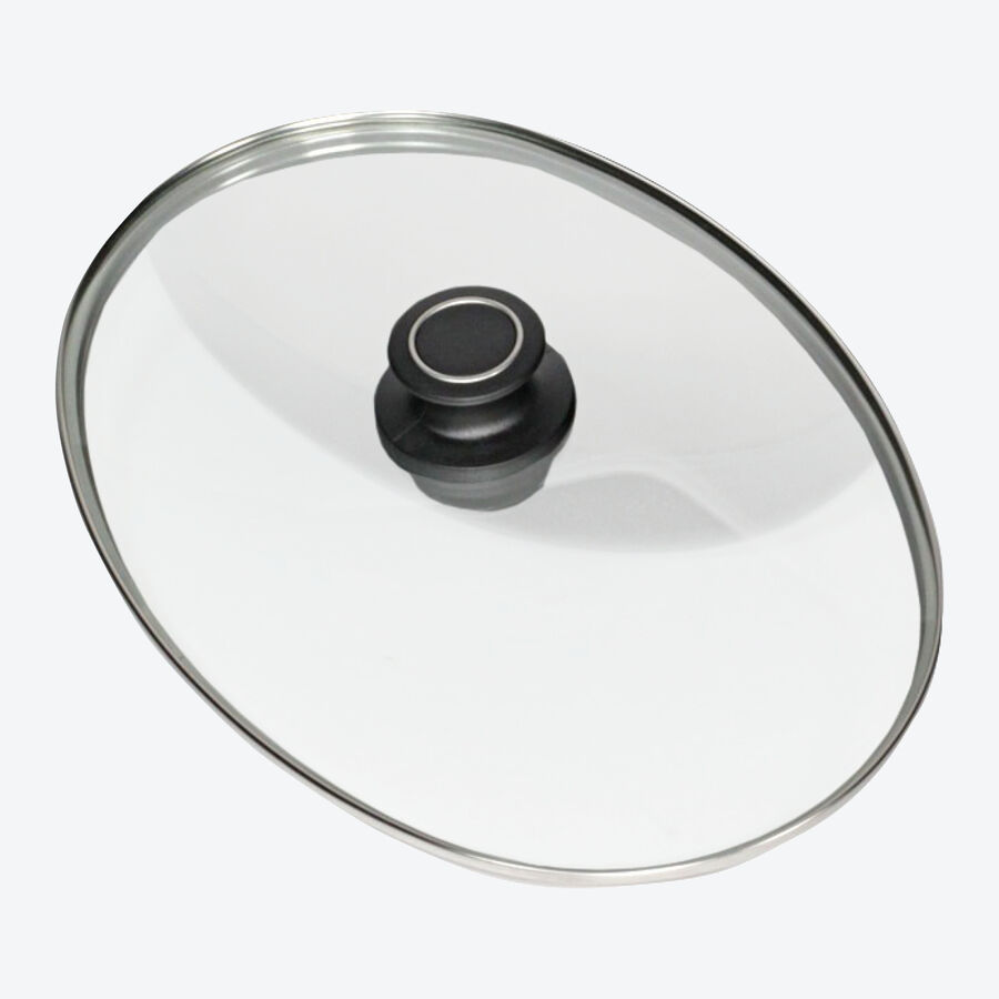 Glasdeckel zur professionelle Hagen Grote Fischpfanne 984W02