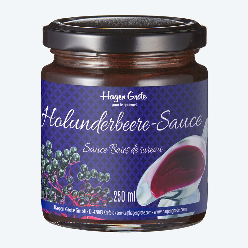 Gourmet-Sauce Holunderbeere