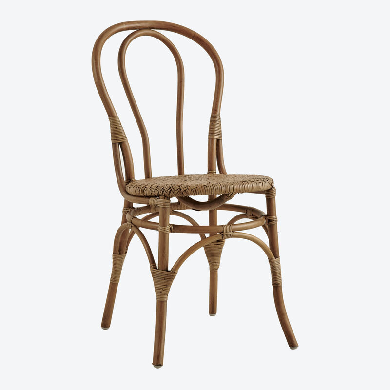 Handgefertigter Stuhl-Klassiker aus natrlichem Rattan