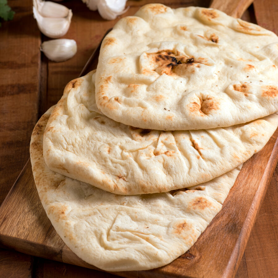 Indisches Naan-Fladenbrot