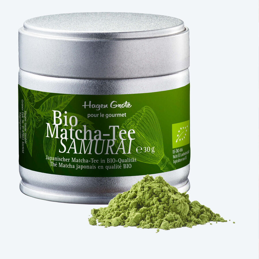 Japans berhmteste Grntee-Raritt: Bio Matcha-Tee Samurai