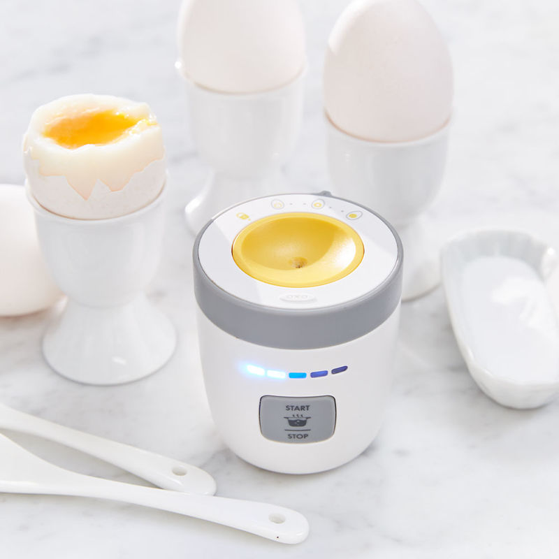 Jederzeit perfekt zubereitete Eier: Eieruhr mit Eierstecher und Signalton