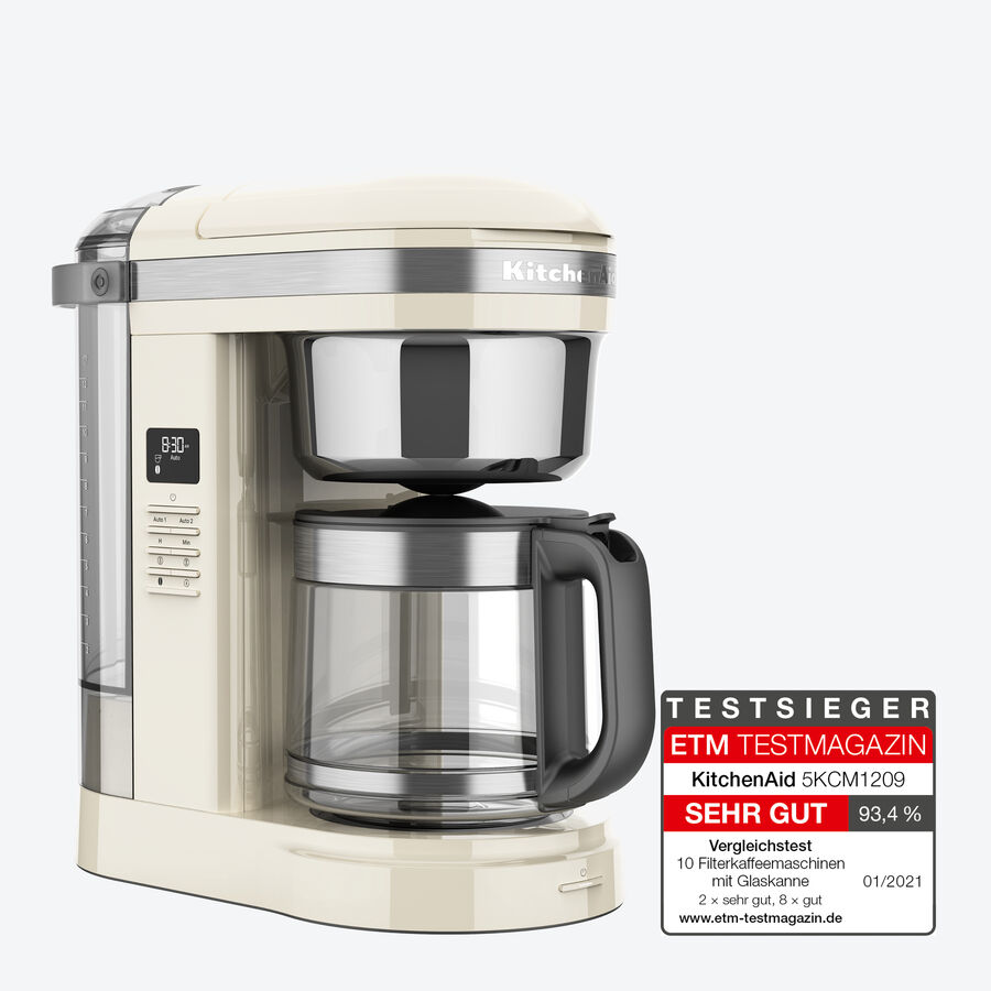 KitchenAid Filter-Kaffeemaschine: Schwallbrhverfahren wie von Hand aufgegossen