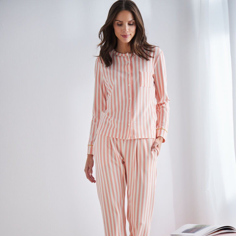 Klassisch gestreifte Pyjama-Hose mit optimalem Tragekomfort