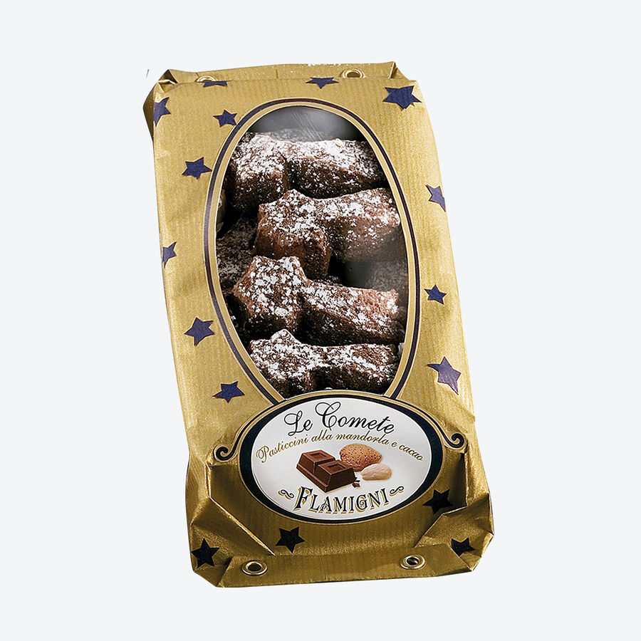 Klassisches italienisches Weihnachtsgebck Pasticcini alla Mandorla e cacao, Kekse, Italien, Mandelgebck