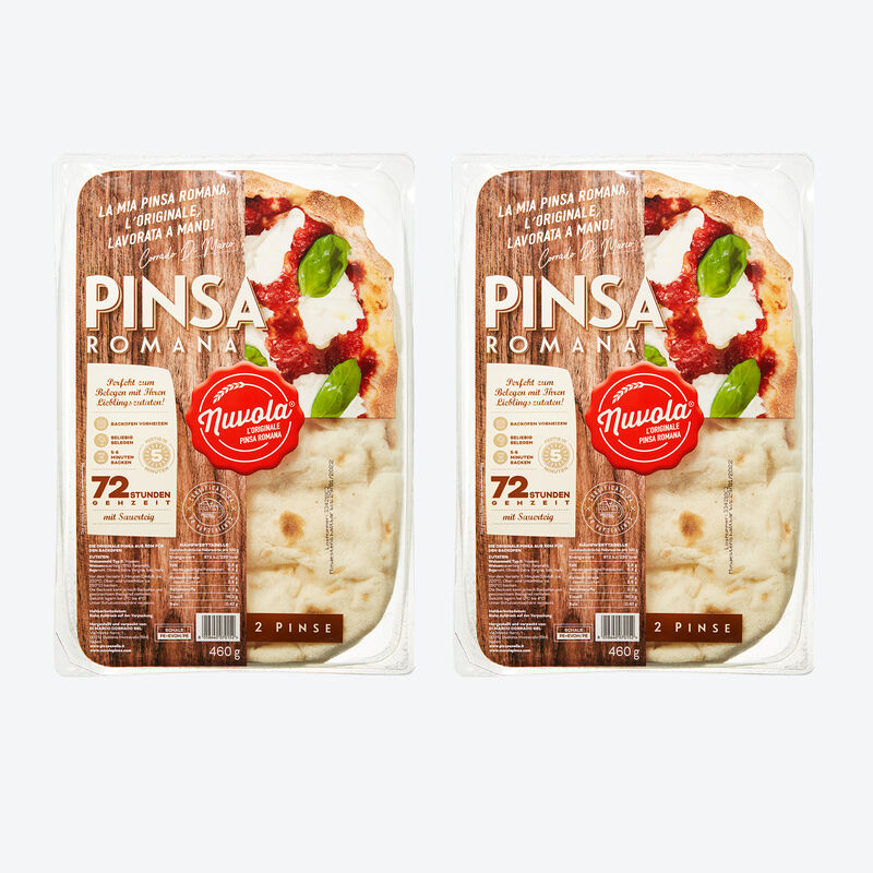 Luftige knusprige Pinsa Romana minutenschnell backen und köstlich belegen