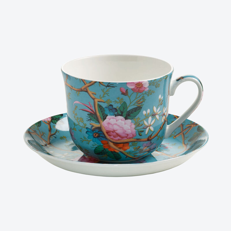 Mix & Match-Tassen mit floralen Illustrationen aus dem 18. Jahrhundert
